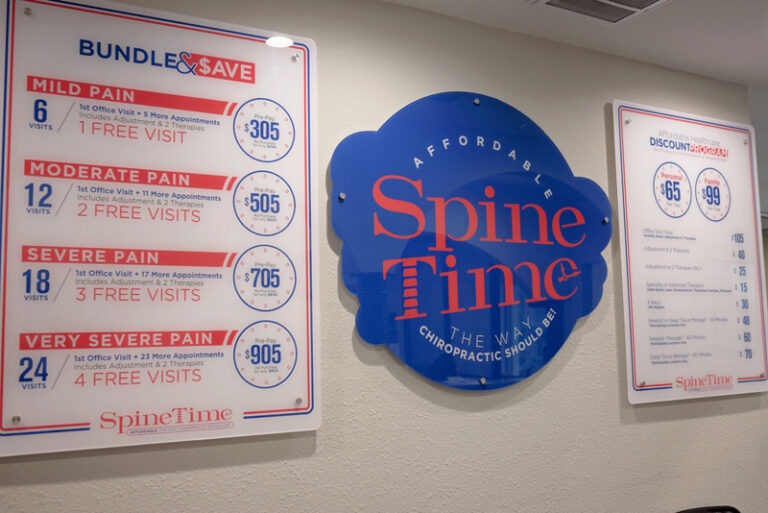 SpineTime Chiropractic Care Pricing